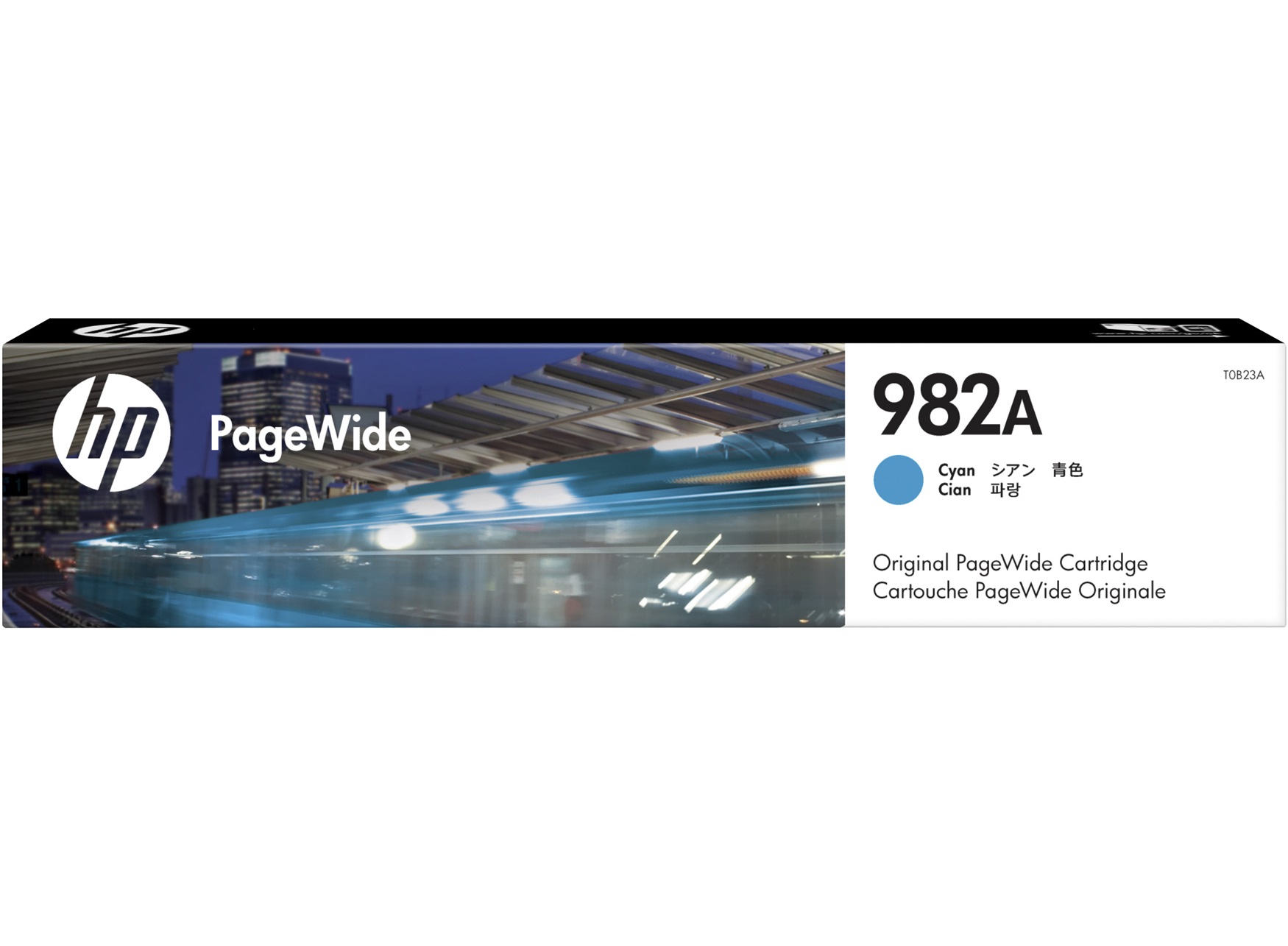 HP 982A Cyan Original PageWide Cartridge